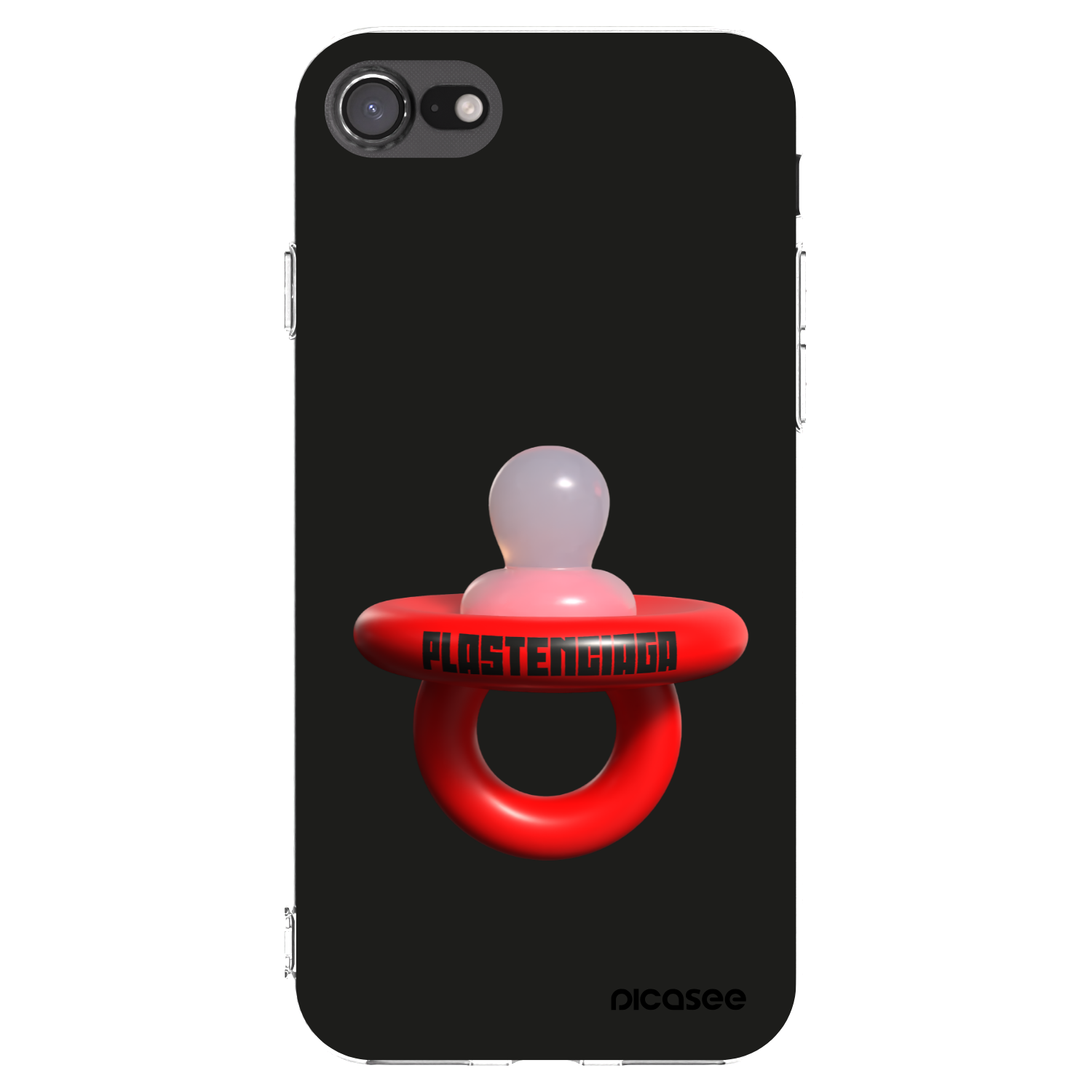 Picasee silikonový průhledný obal pro Apple iPhone 7 - Le Dudel