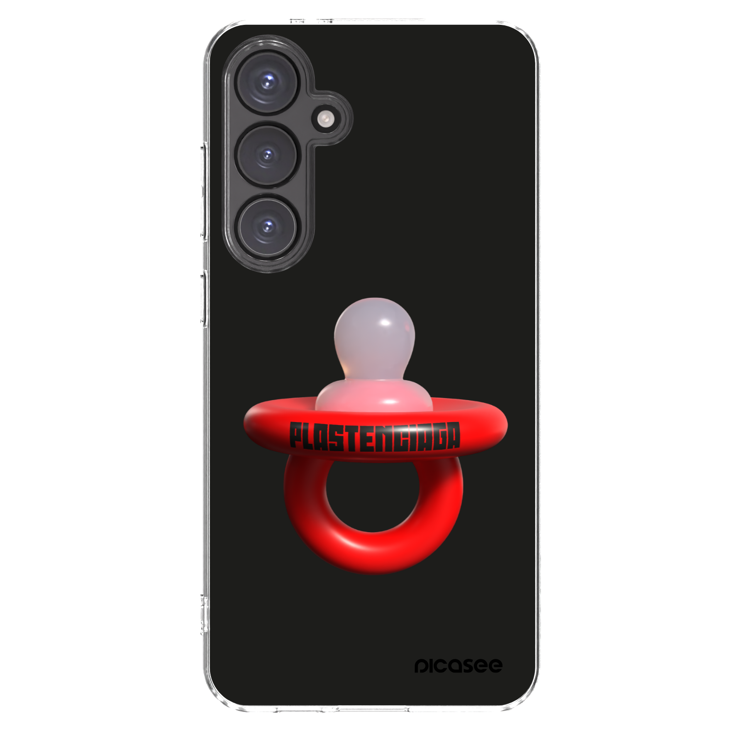 Picasee silikonový průhledný obal pro Samsung Galaxy S24 FE S721B - Le Dudel