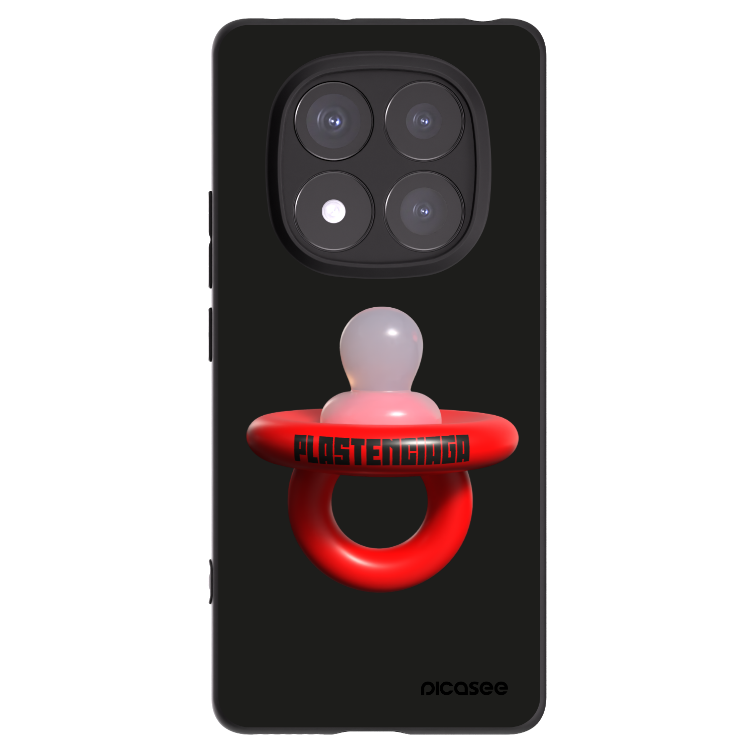 Picasee silikonový černý obal pro Xiaomi Redmi Note 14 Pro 5G - Le Dudel