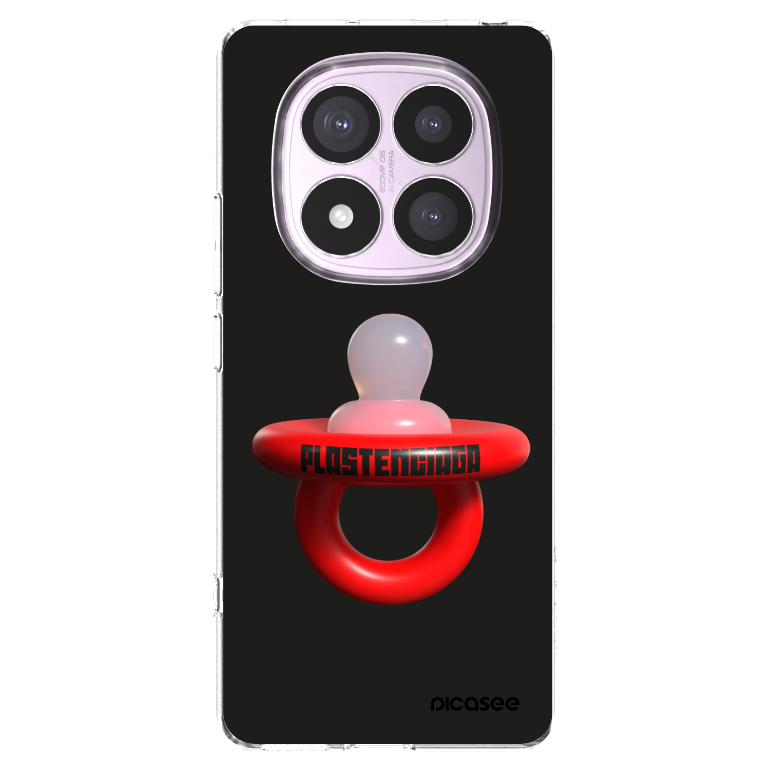 Picasee silikonový průhledný obal pro Xiaomi Redmi Note 14 Pro 5G - Le Dudel