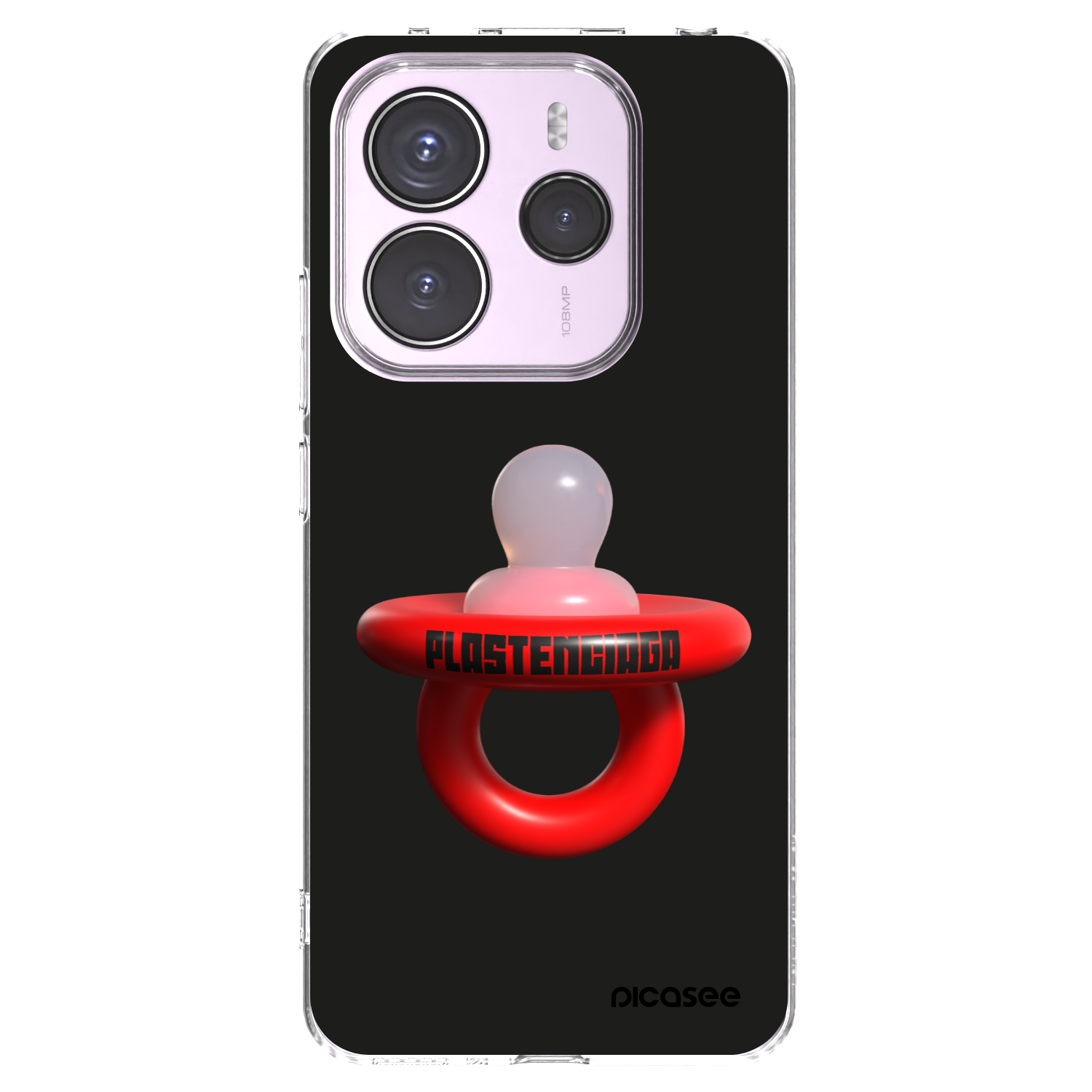 Picasee silikonový průhledný obal pro Xiaomi Redmi Note 14 5G - Le Dudel