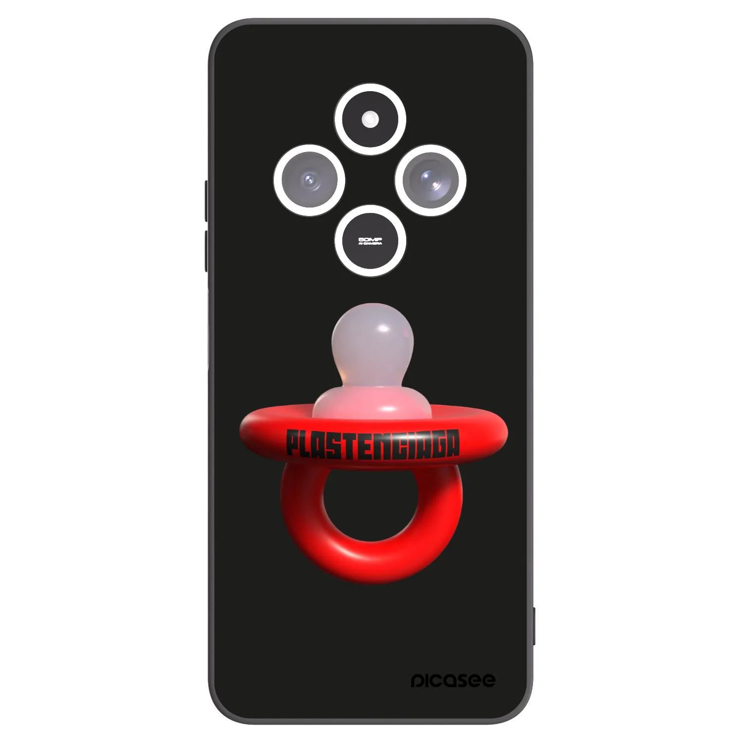 Picasee silikonový černý obal pro Xiaomi Redmi 14C - Le Dudel
