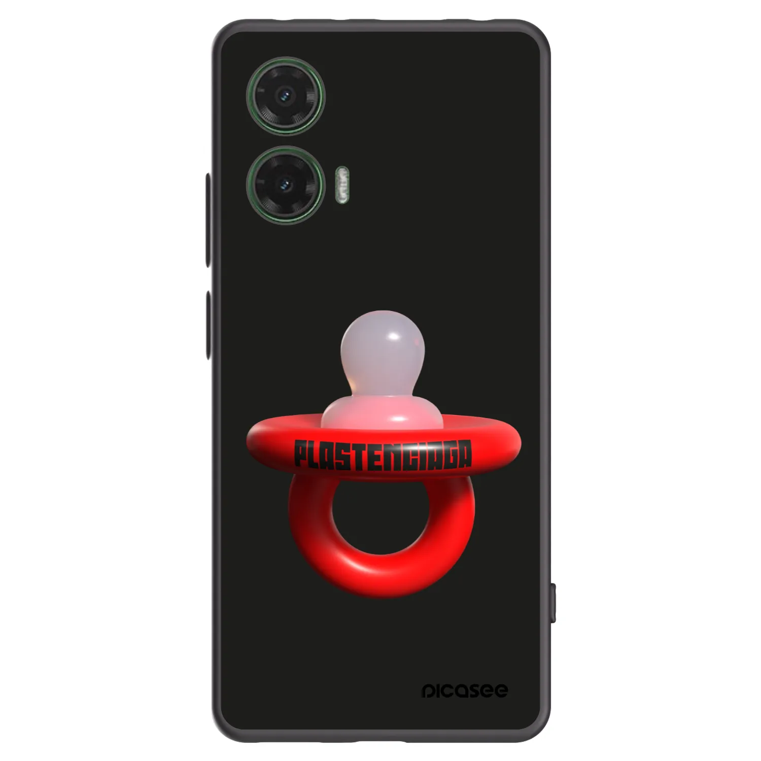 Picasee silikonový černý obal pro Motorola Moto G35 5G - Le Dudel
