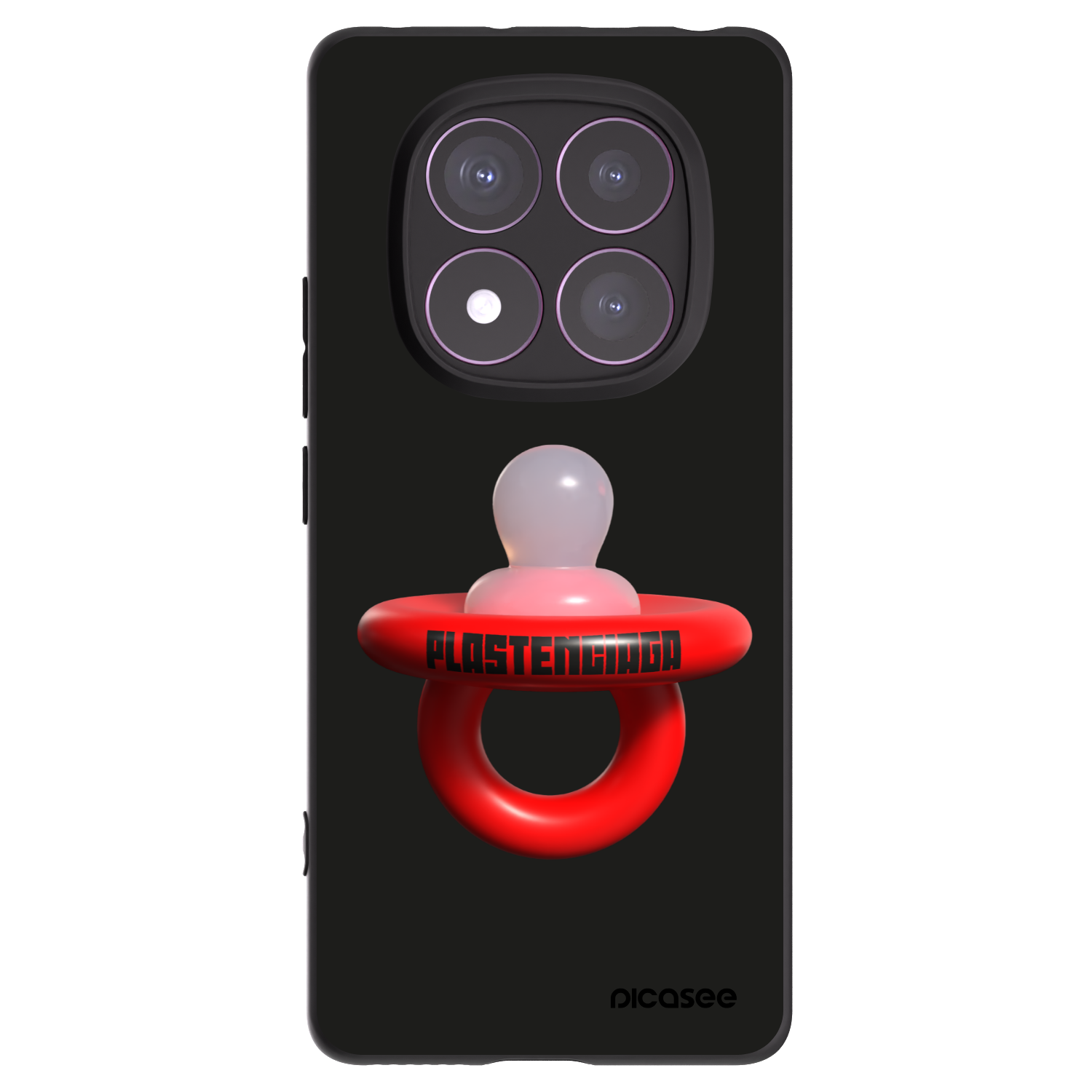 Picasee silikonový černý obal pro Xiaomi Redmi Note 14 Pro 4G - Le Dudel