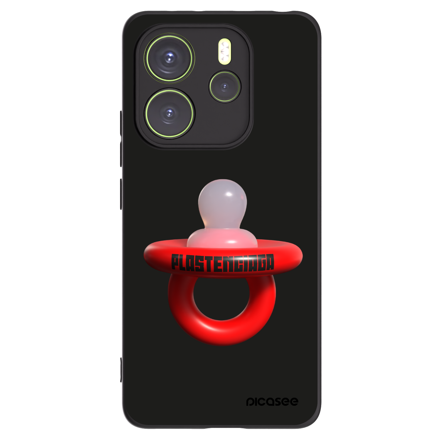 Picasee silikonový černý obal pro Xiaomi Redmi Note 14 4G - Le Dudel
