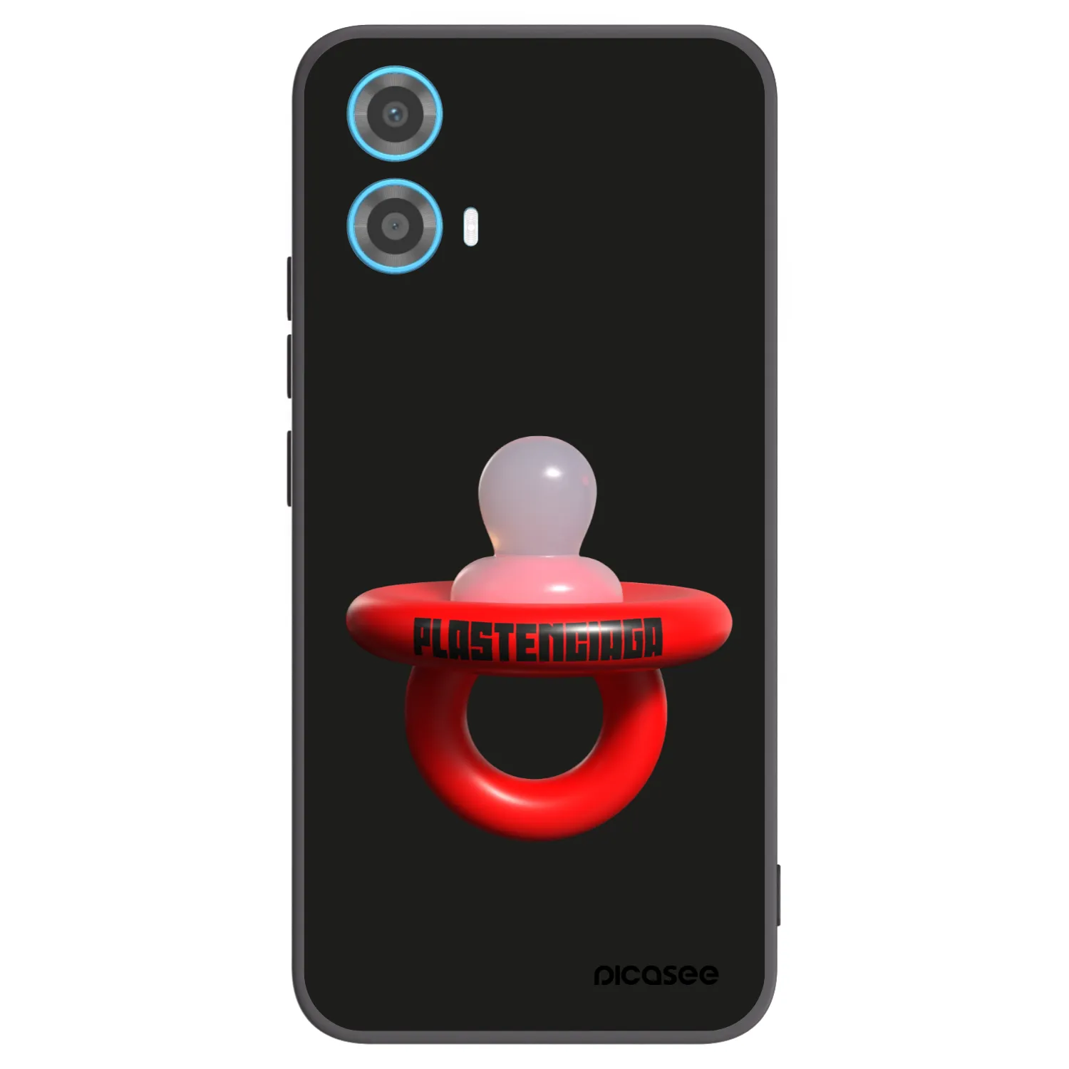 Picasee silikonový černý obal pro Motorola Moto G34 5G - Le Dudel
