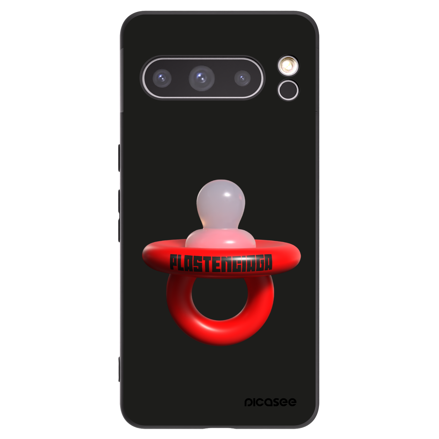 Picasee silikonový černý obal pro Google Pixel 8 Pro - Le Dudel