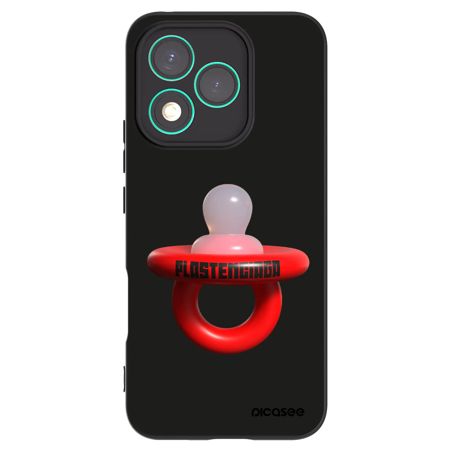 Picasee silikonový černý obal pro Honor 400 Lite 5G - Le Dudel
