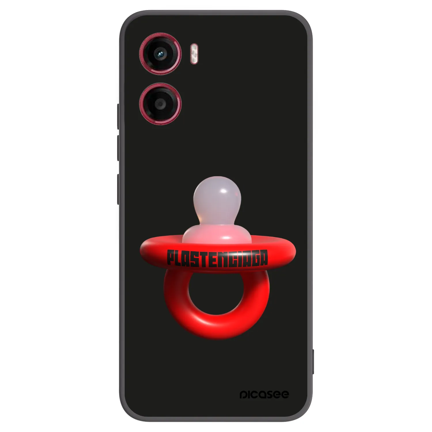 Picasee silikonový černý obal pro Motorola Moto G05 - Le Dudel
