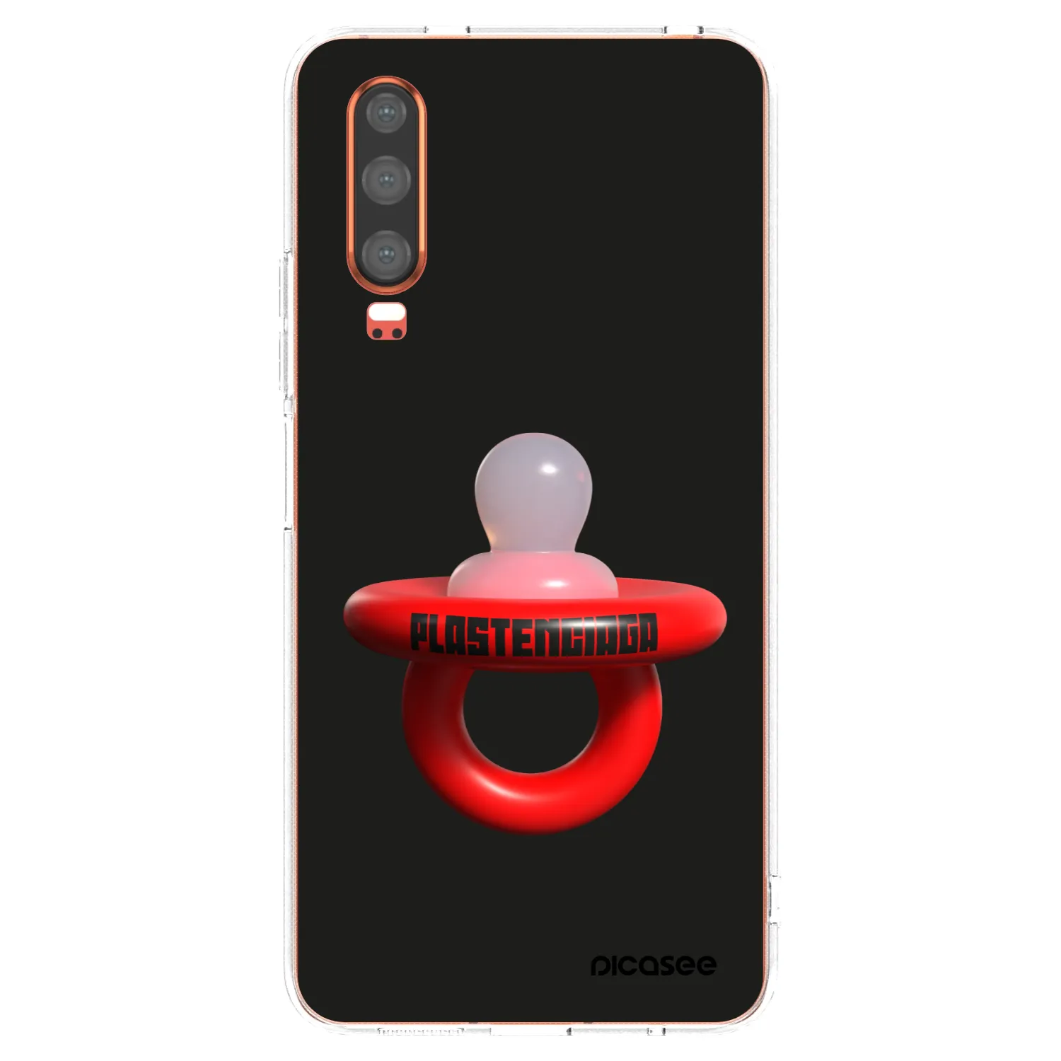 Picasee silikonový průhledný obal pro Huawei P30 - Le Dudel