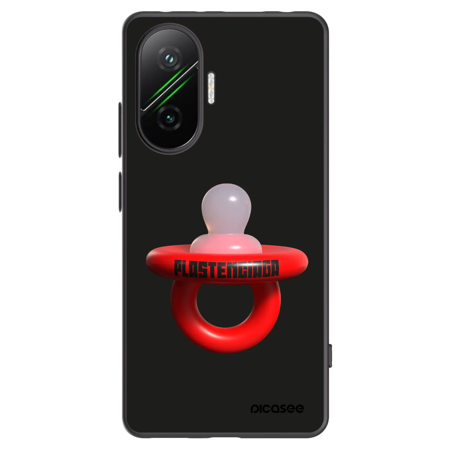 Picasee silikonový černý obal pro Xiaomi Poco F7 Pro 5G - Le Dudel