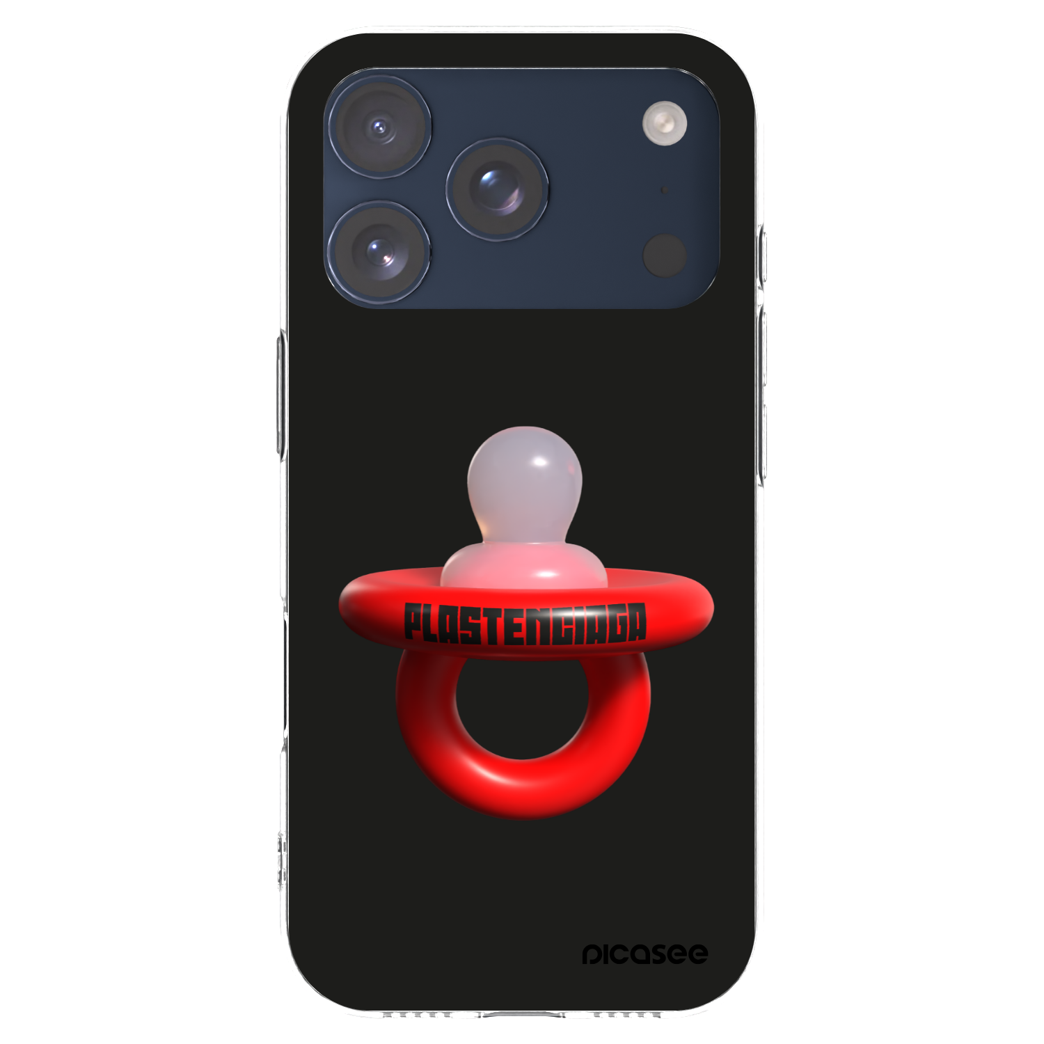 Picasee silikonový průhledný obal pro Apple iPhone 17 Pro - Le Dudel