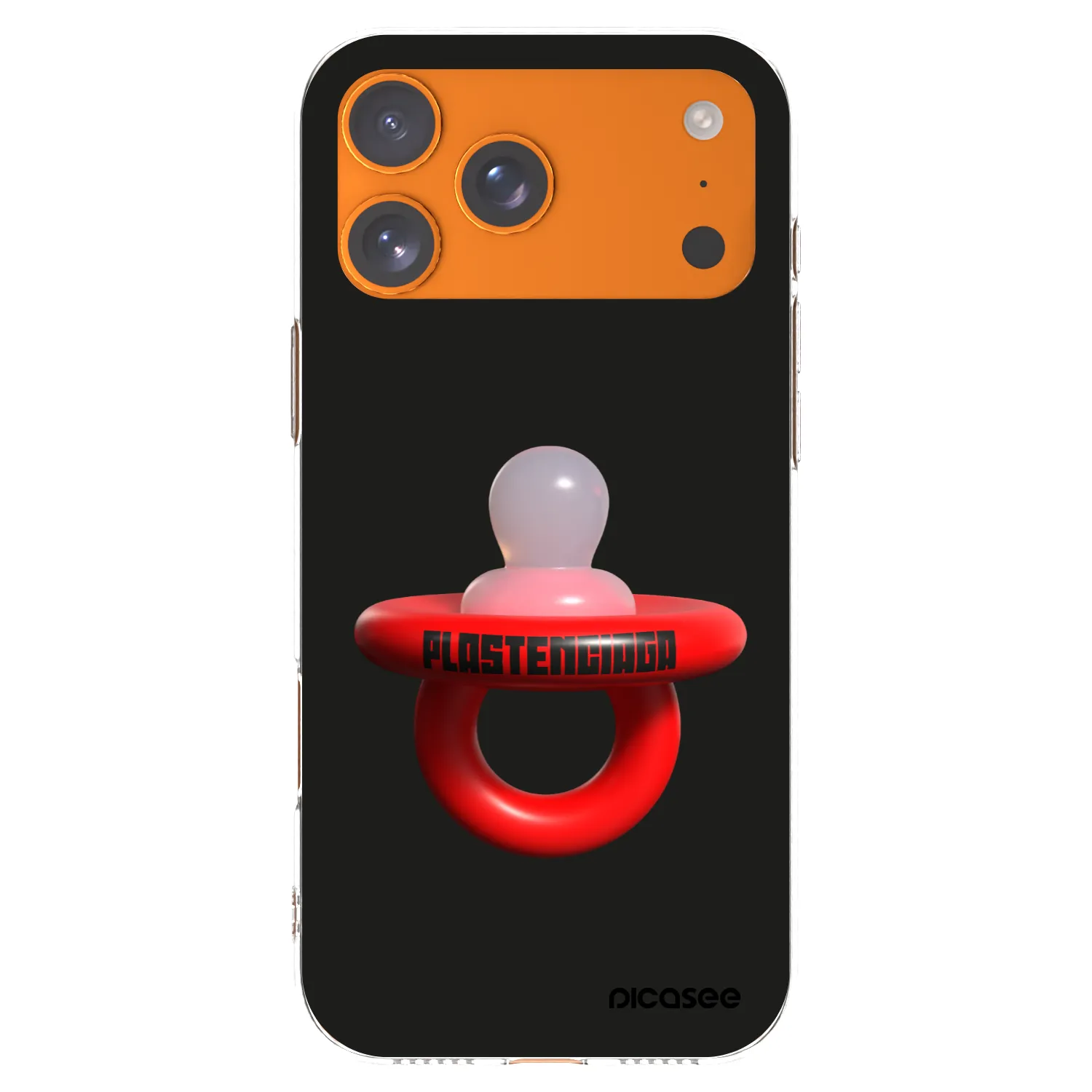 Picasee silikonový průhledný obal pro Apple iPhone 17 Pro Max - Le Dudel