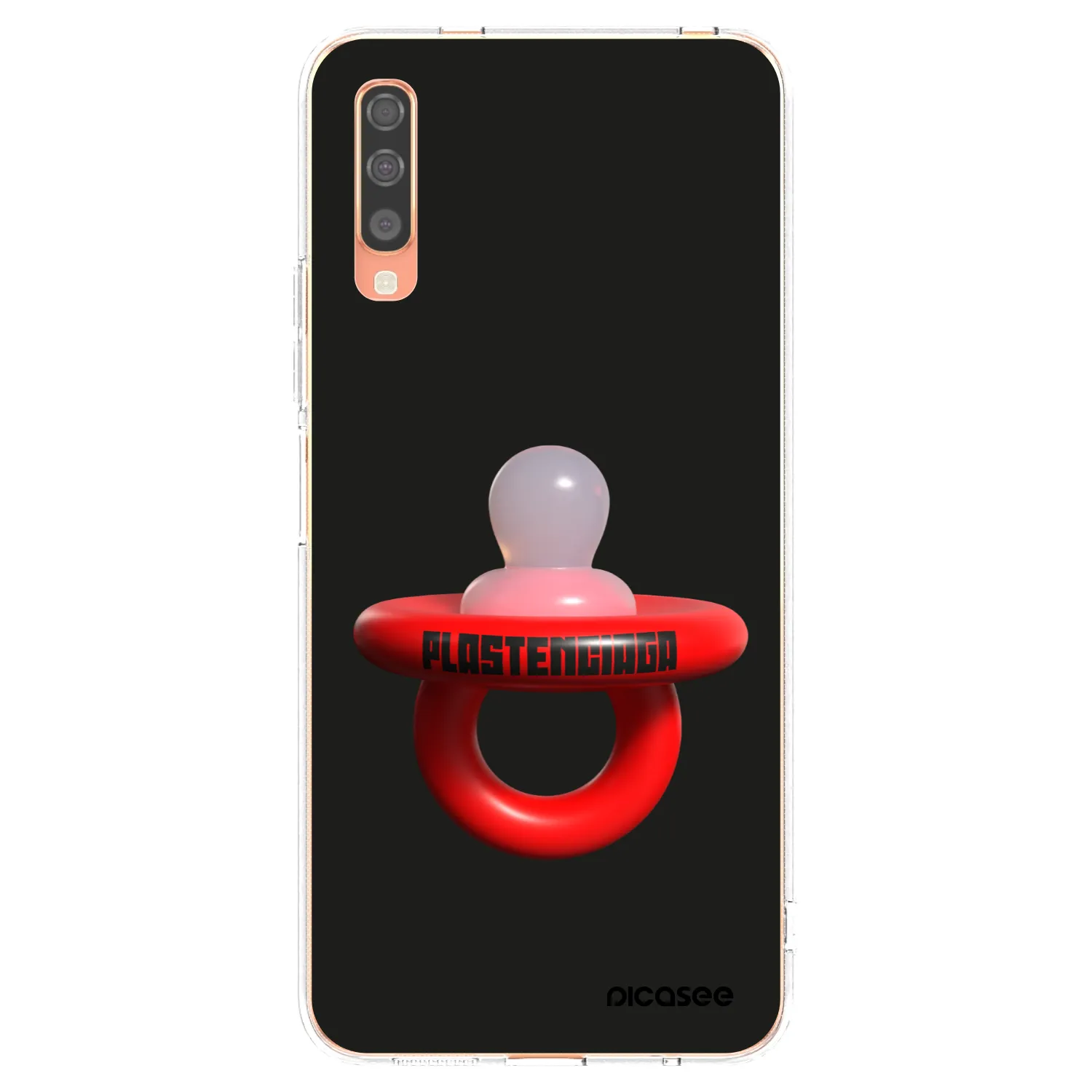 Picasee silikonový průhledný obal pro Samsung Galaxy A70 A705F - Le Dudel