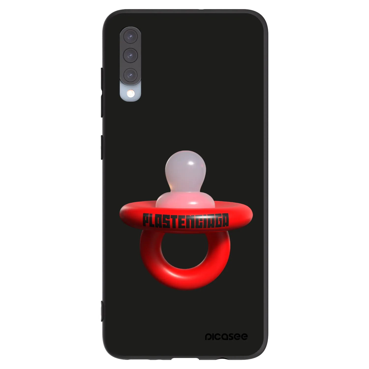 Picasee silikonový černý obal pro Samsung Galaxy A70 A705F - Le Dudel