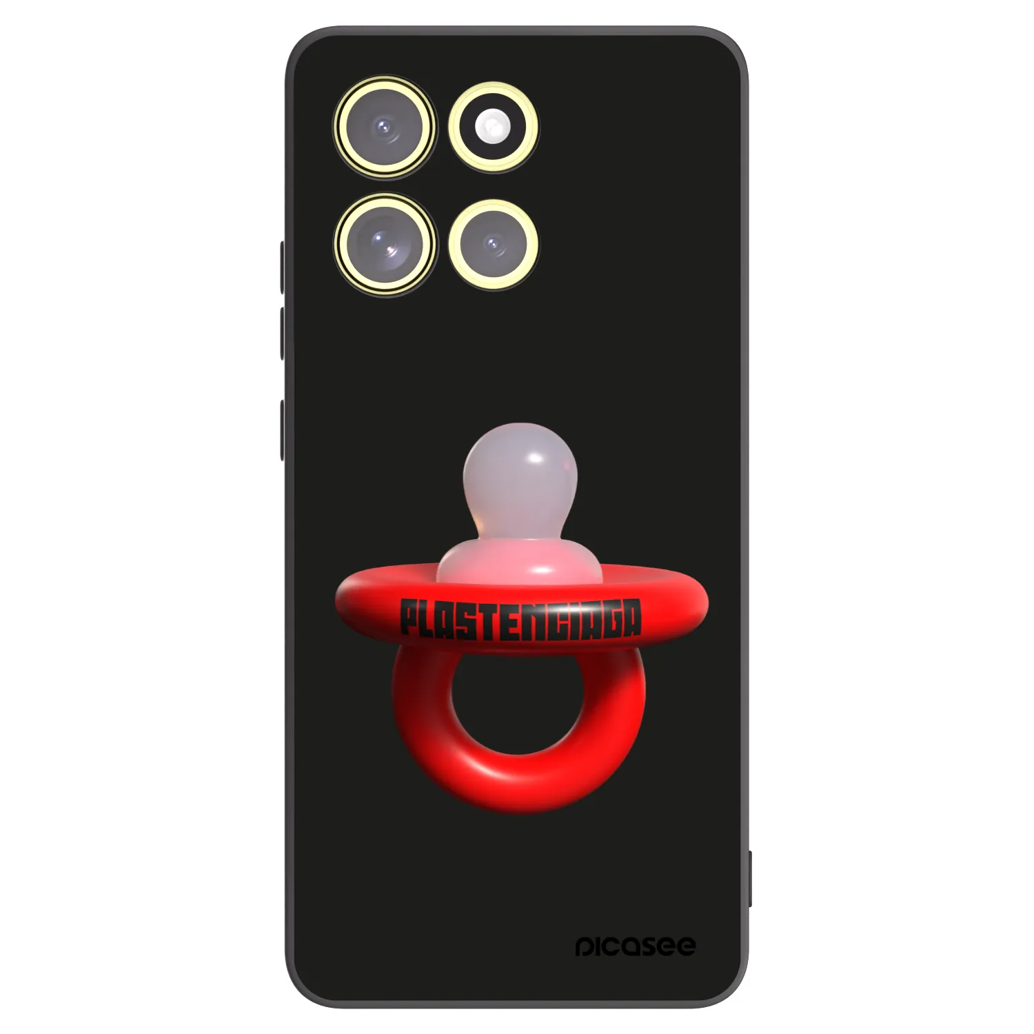 Picasee silikonový černý obal pro Motorola Moto G86 5G - Le Dudel