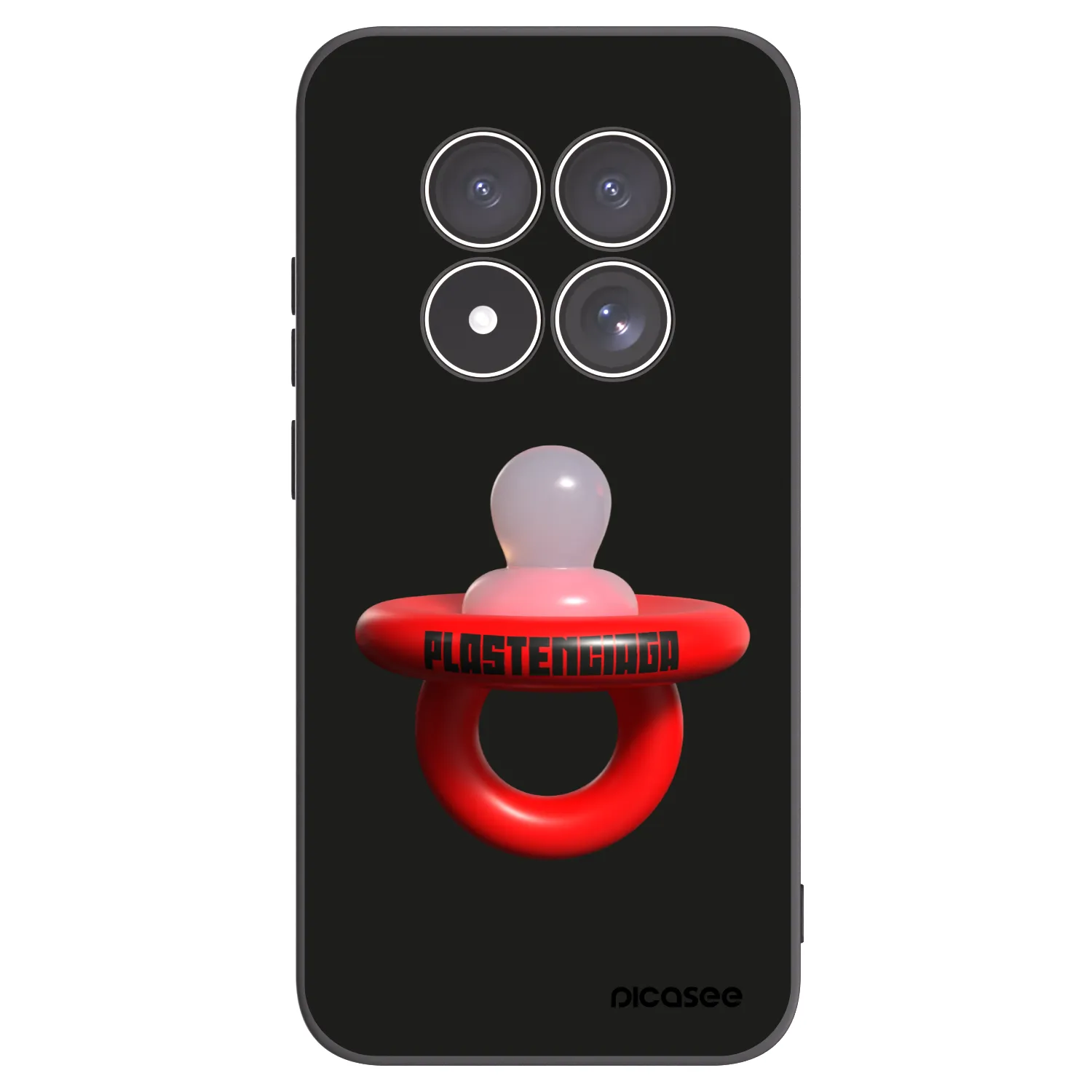 Picasee silikonový černý obal pro Xiaomi Redmi Note 15 Pro 4G - Le Dudel