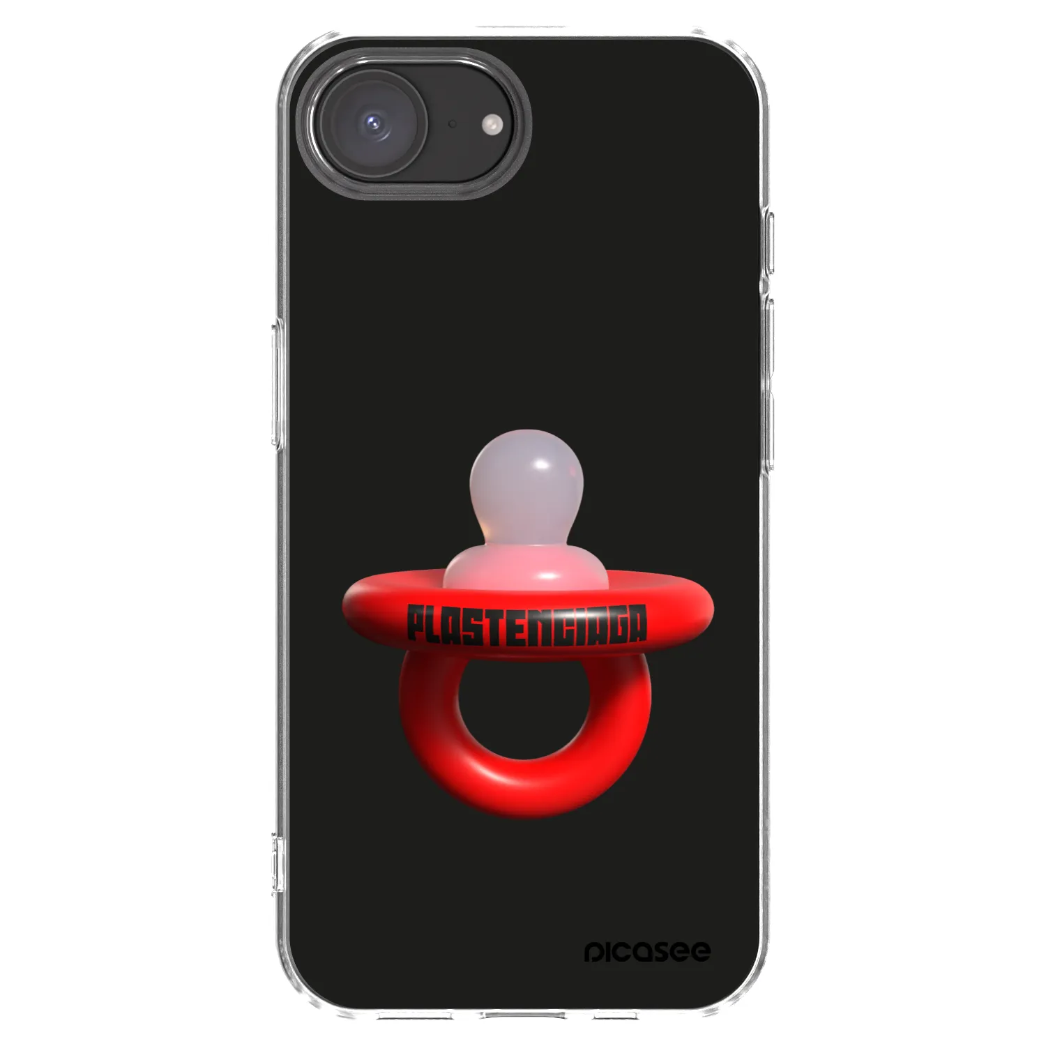 Picasee silikonový průhledný obal pro Apple iPhone 17e - Le Dudel