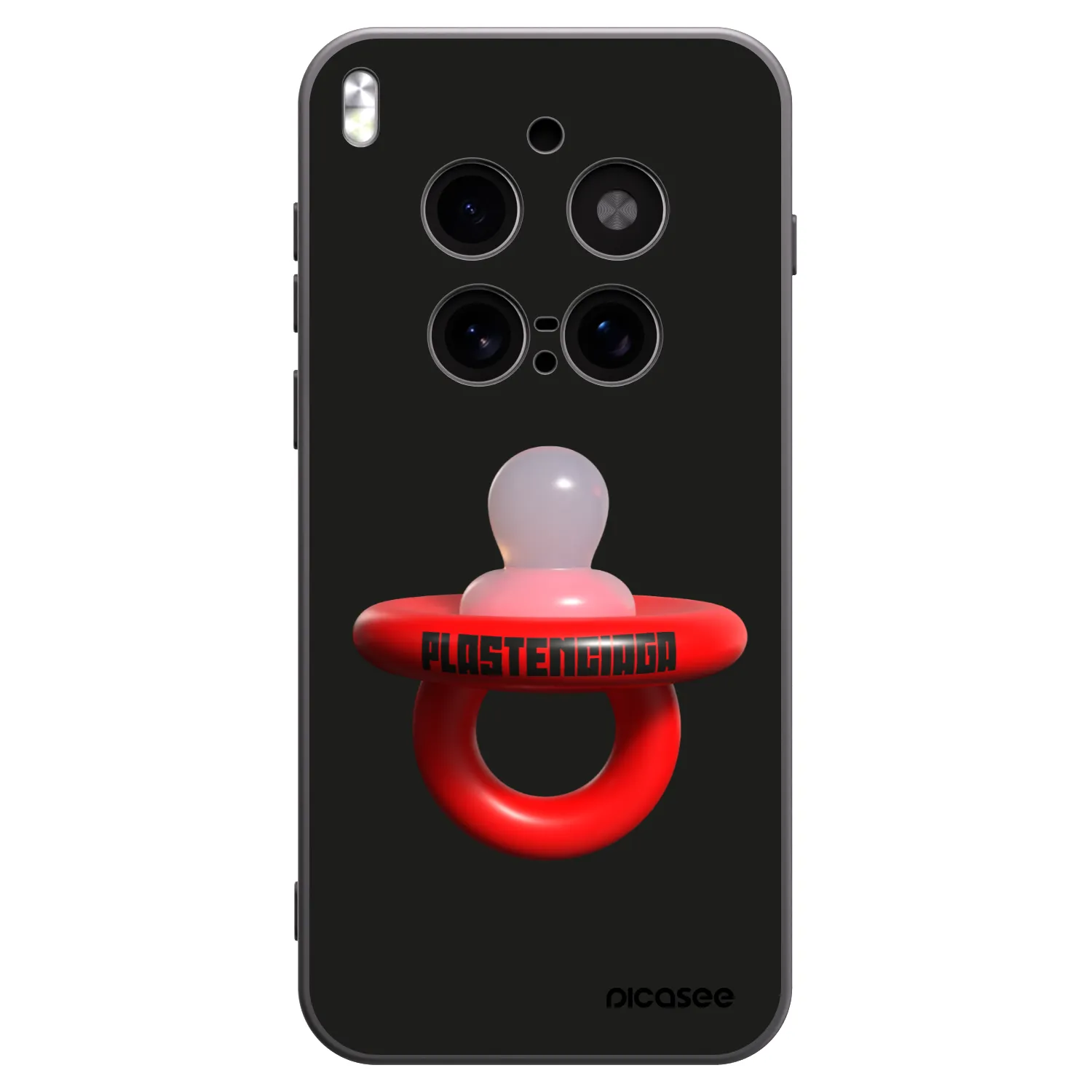 Picasee silikonový černý obal pro Vivo X300 Pro - Le Dudel