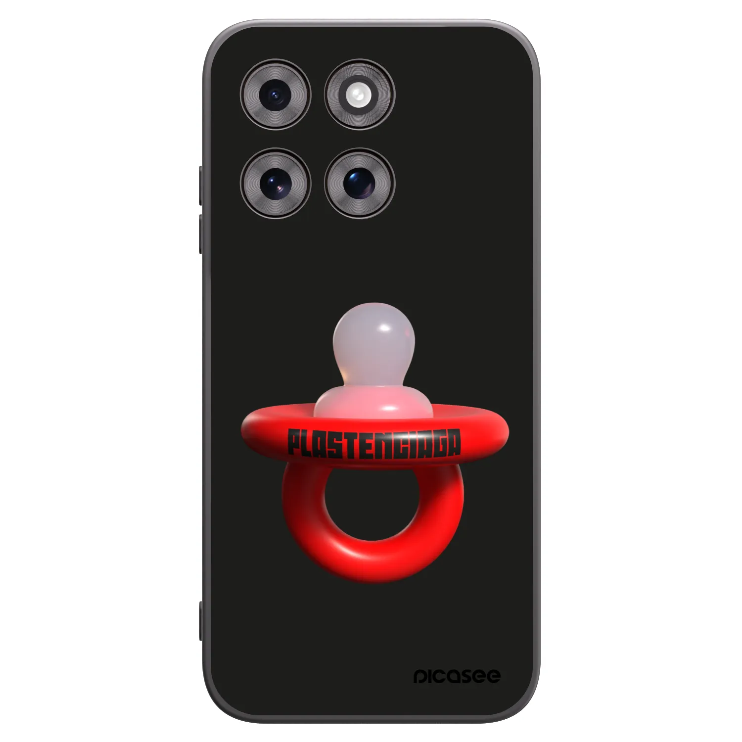 Picasee silikonový černý obal pro Motorola Moto G77 - Le Dudel