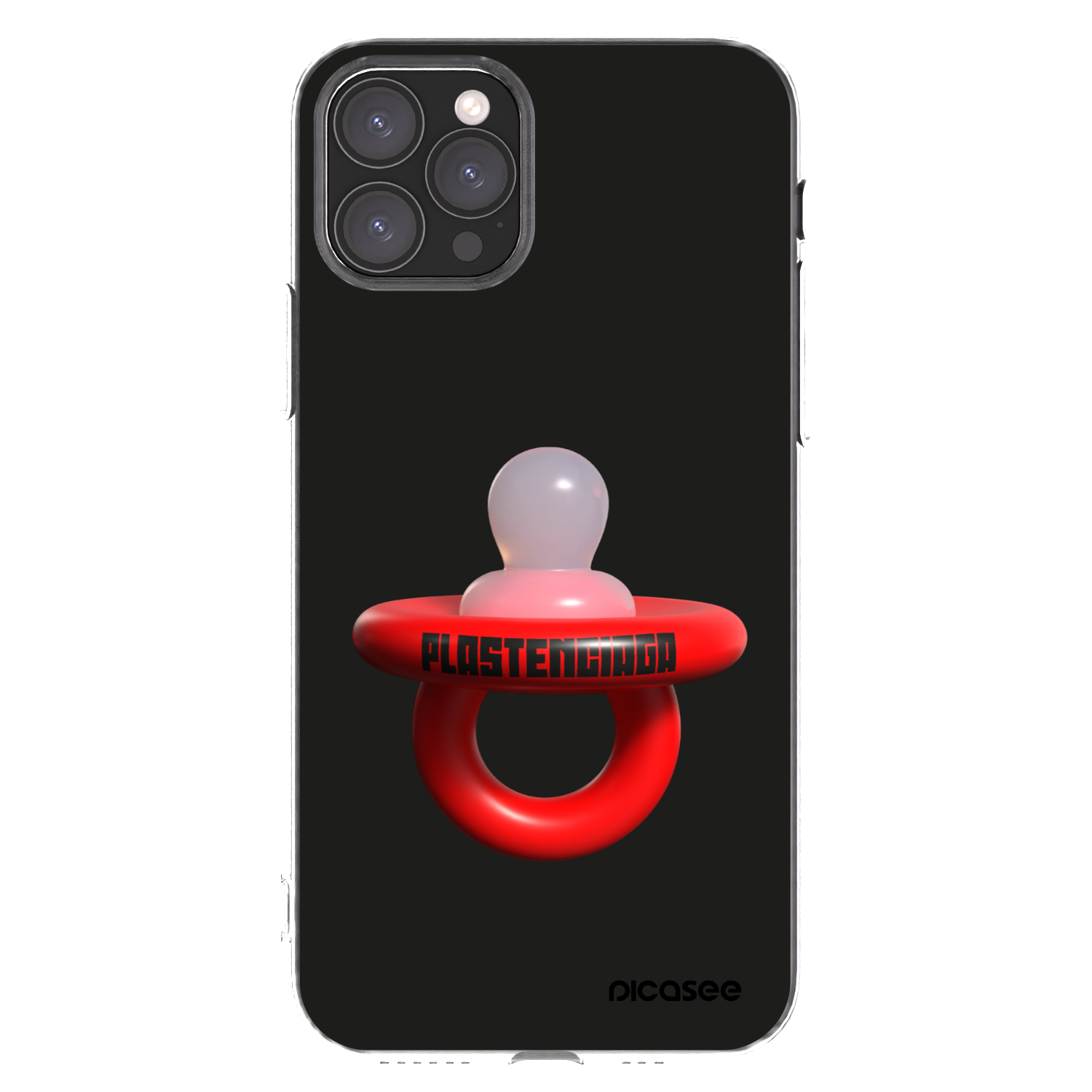 Picasee silikonový průhledný obal pro Apple iPhone 11 Pro - Le Dudel