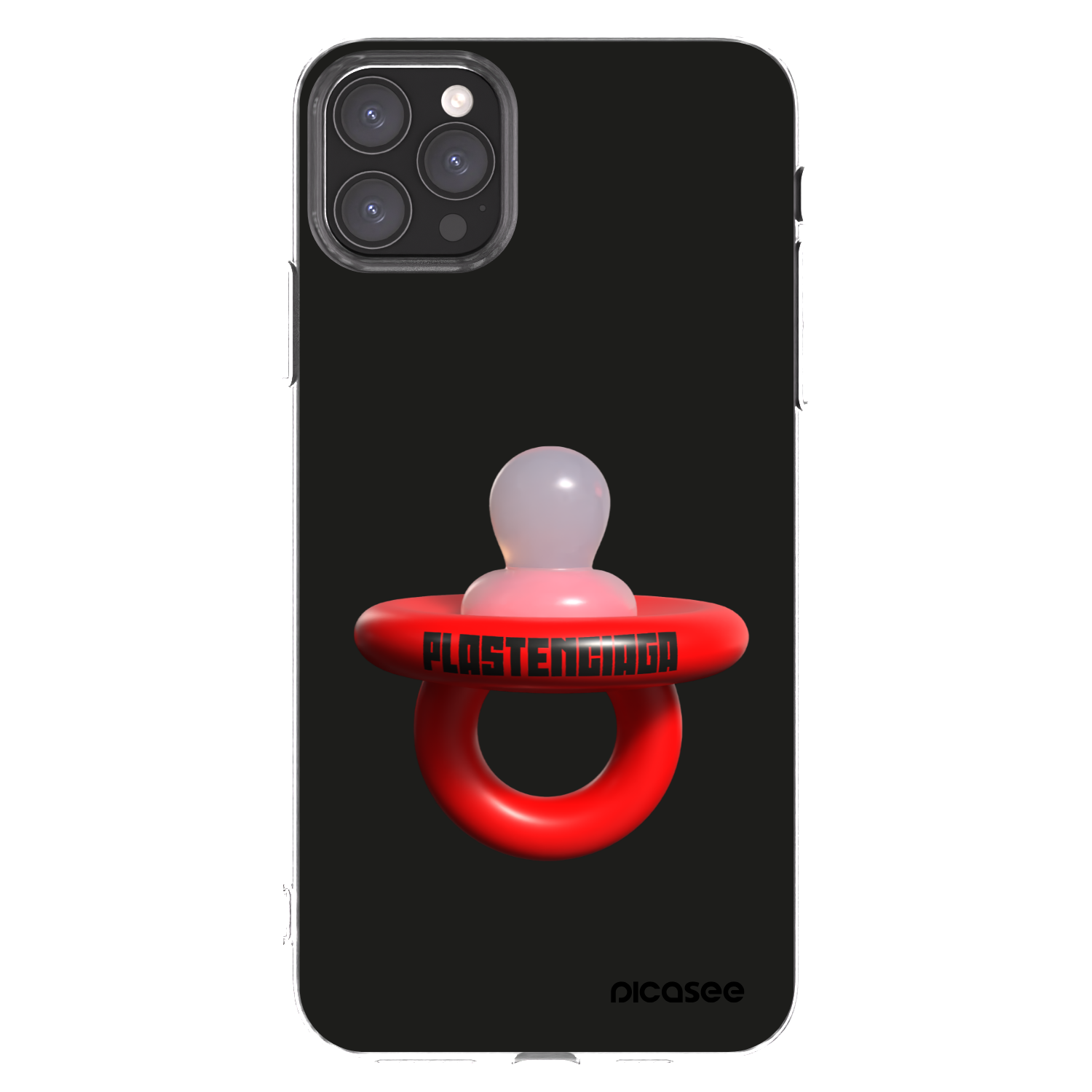 Picasee silikonový průhledný obal pro Apple iPhone 11 Pro Max - Le Dudel