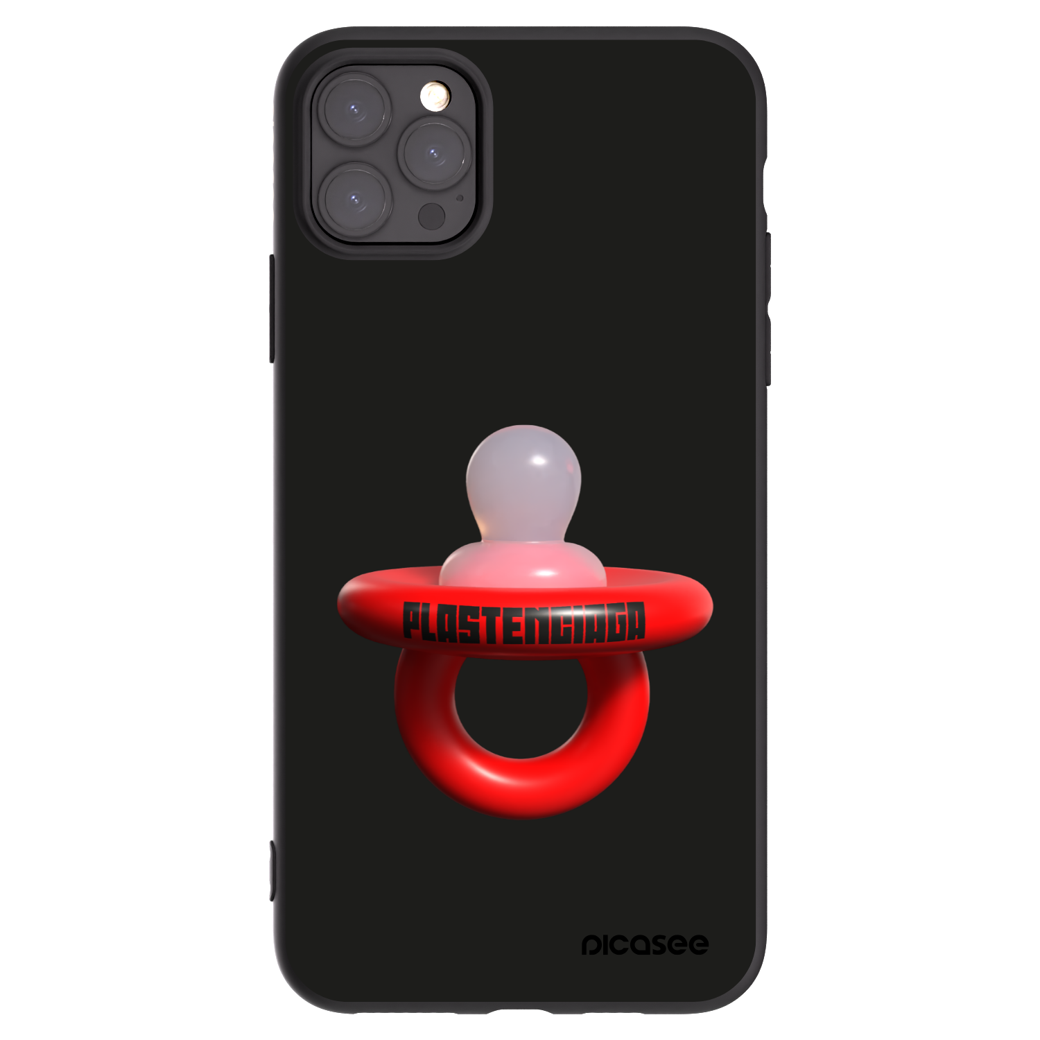 Picasee silikonový černý obal pro Apple iPhone 11 Pro Max - Le Dudel