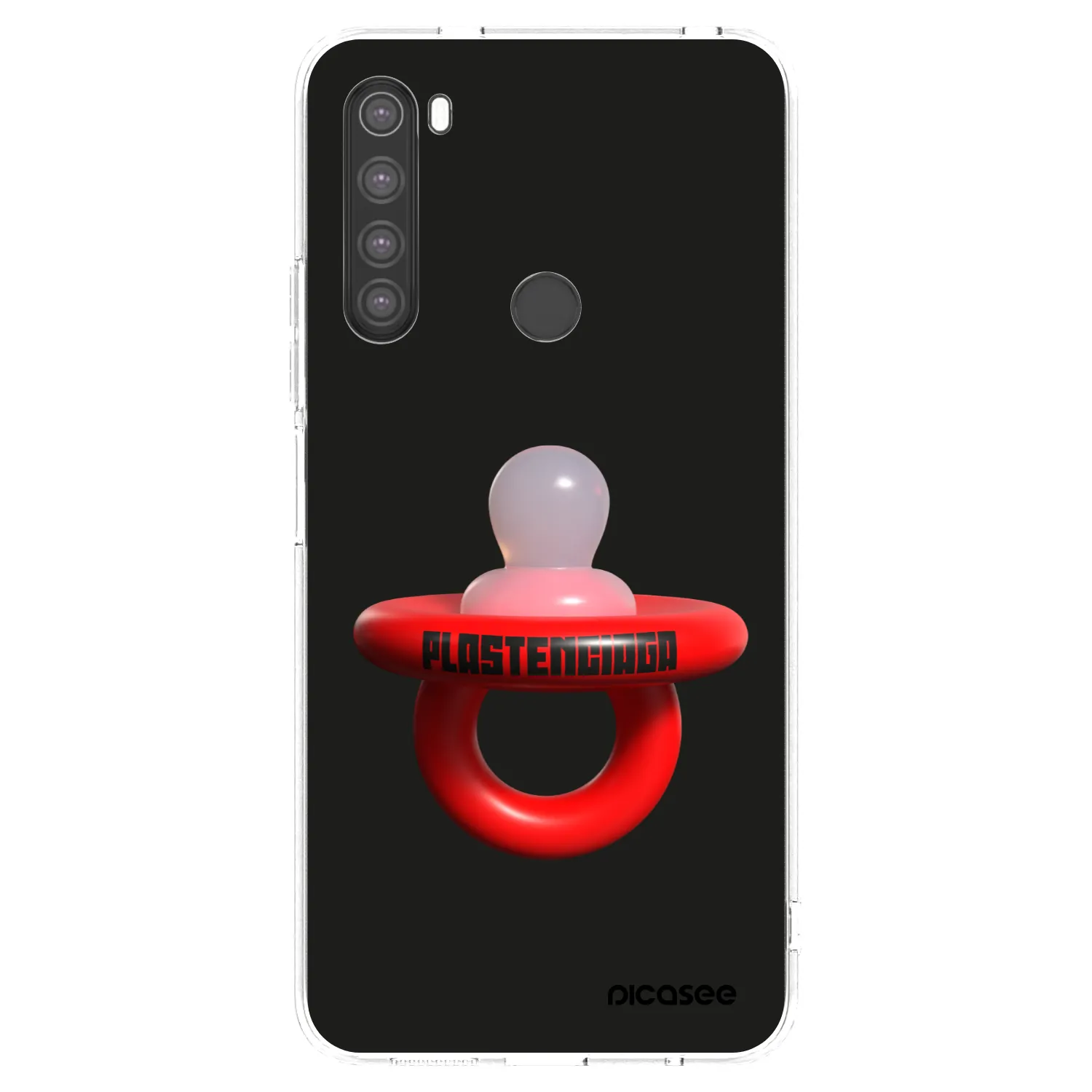Picasee silikonový průhledný obal pro Xiaomi Redmi Note 8 - Le Dudel