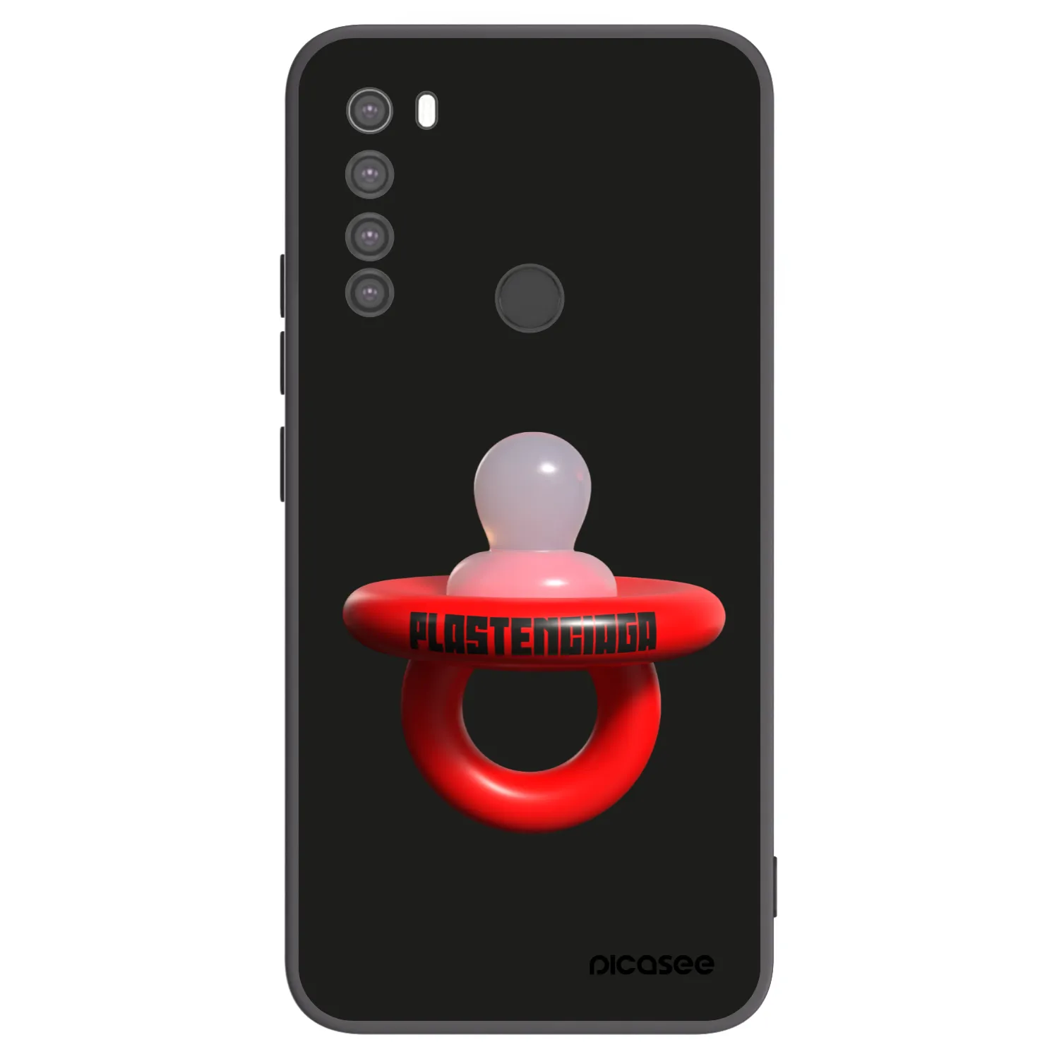 Picasee silikonový černý obal pro Xiaomi Redmi Note 8 - Le Dudel