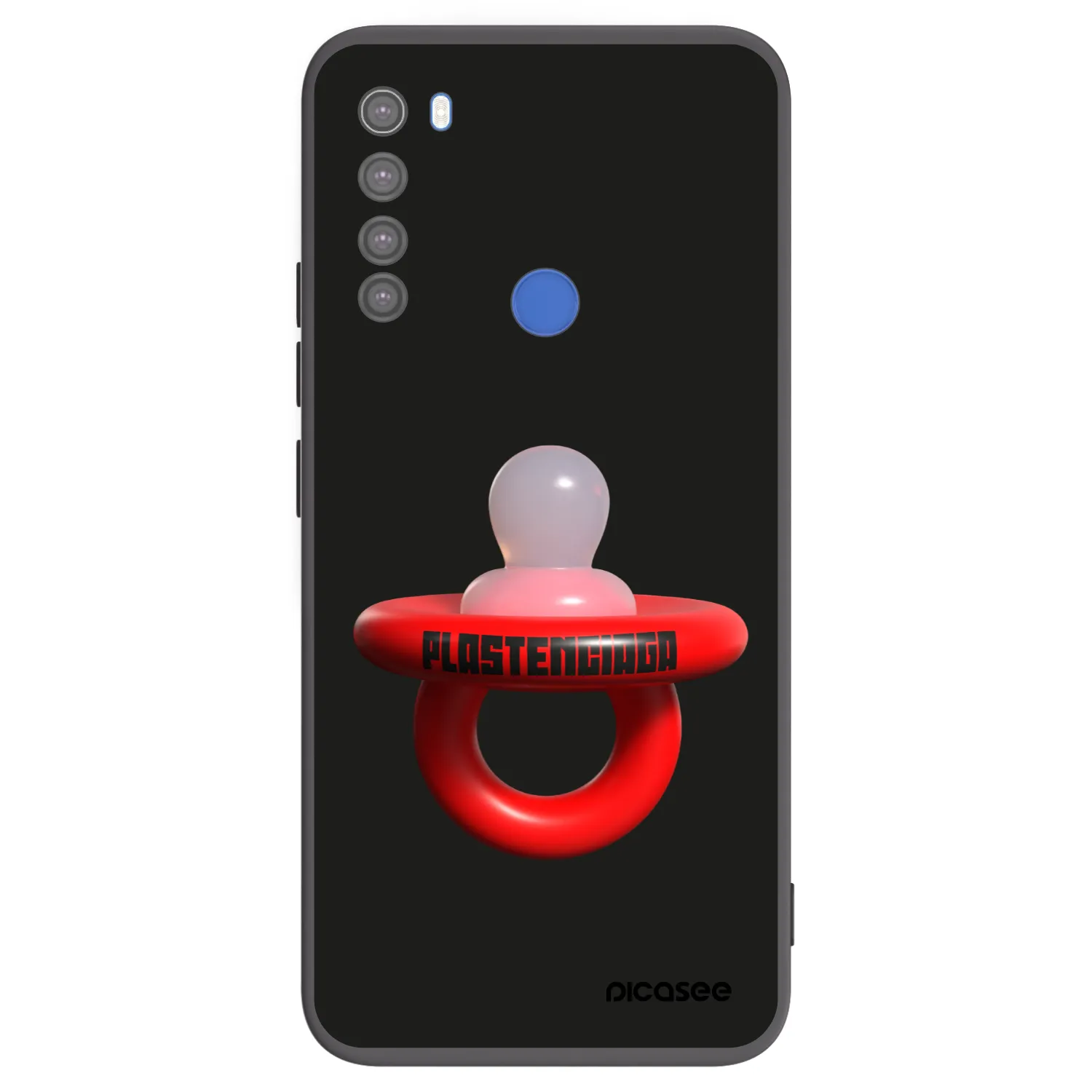 Picasee silikonový černý obal pro Xiaomi Redmi Note 8T - Le Dudel