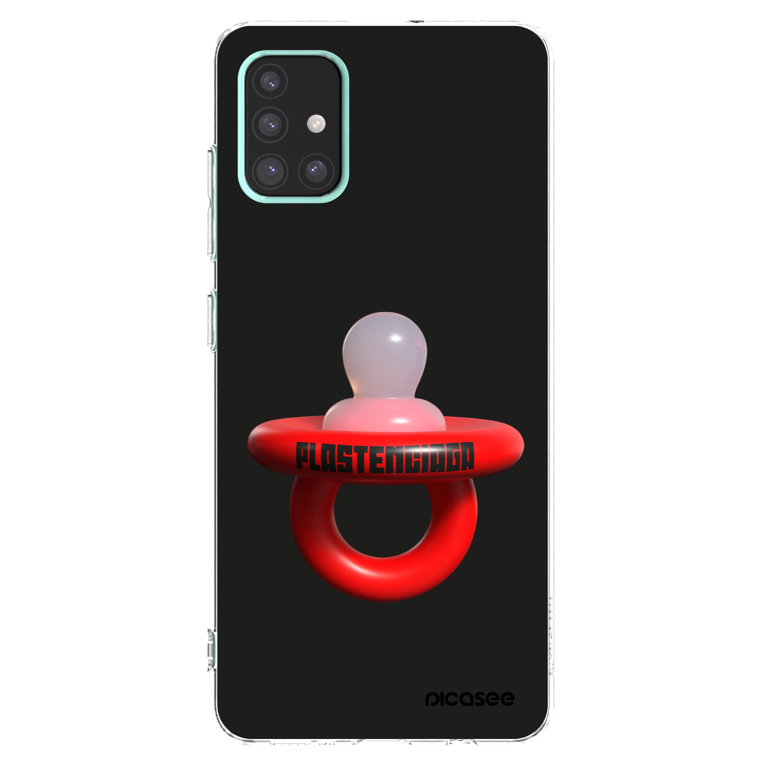 Picasee silikonový průhledný obal pro Samsung Galaxy A51 A515F - Le Dudel
