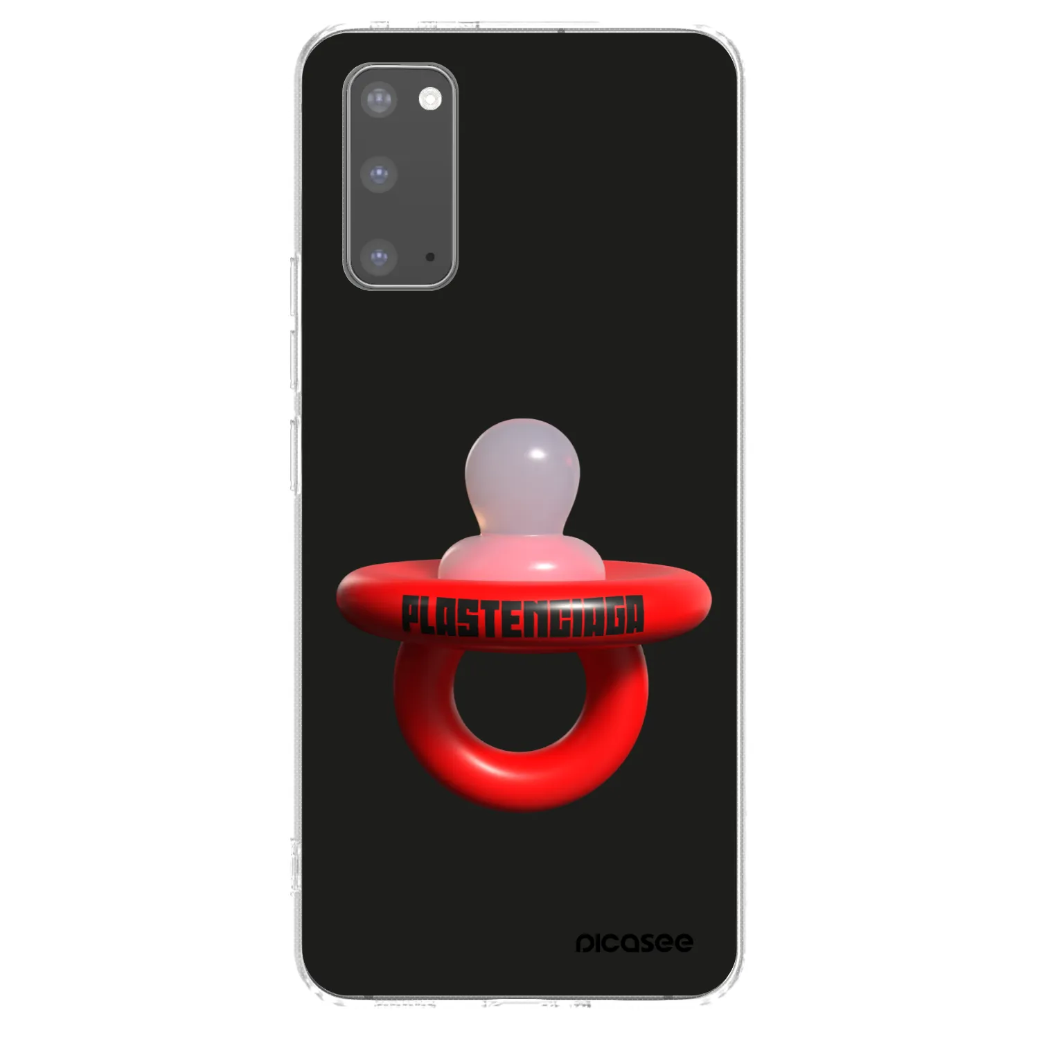 Picasee silikonový průhledný obal pro Samsung Galaxy S20 G980F - Le Dudel