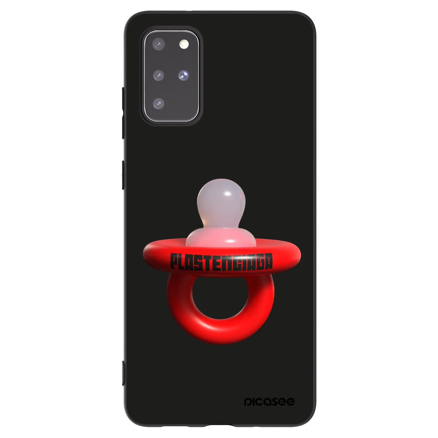 Picasee silikonový černý obal pro Samsung Galaxy S20+ G985F - Le Dudel