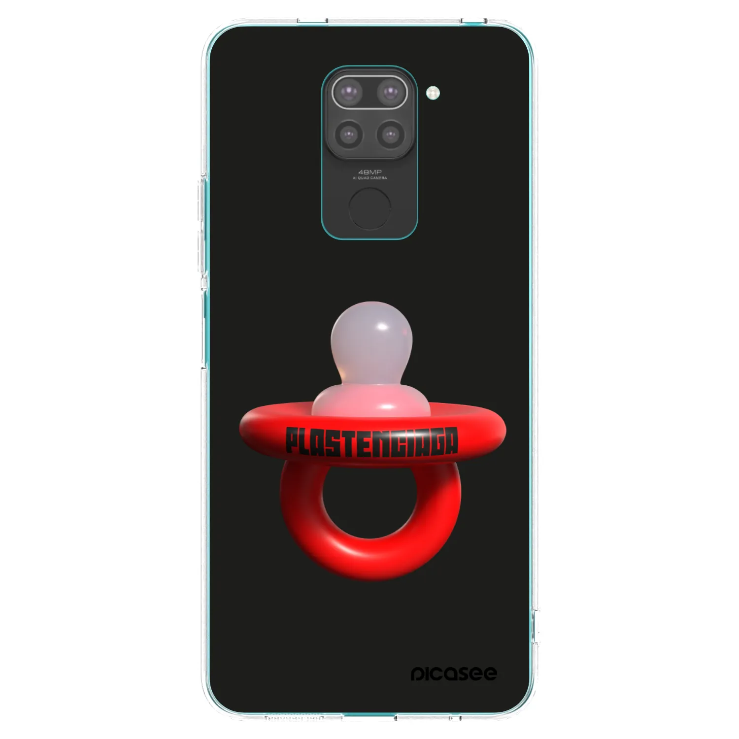 Picasee silikonový černý obal pro Xiaomi Redmi Note 9 - Le Dudel