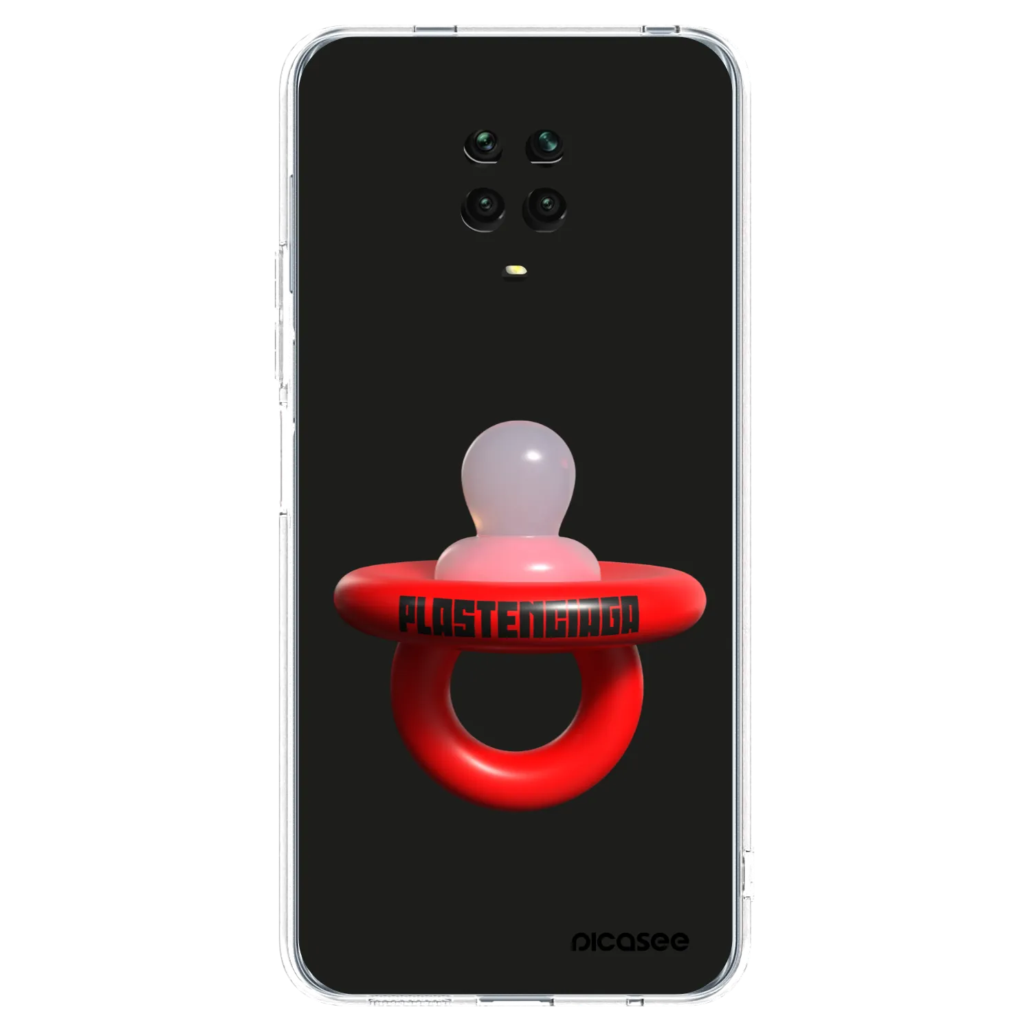 Picasee silikonový průhledný obal pro Xiaomi Redmi Note 9S - Le Dudel