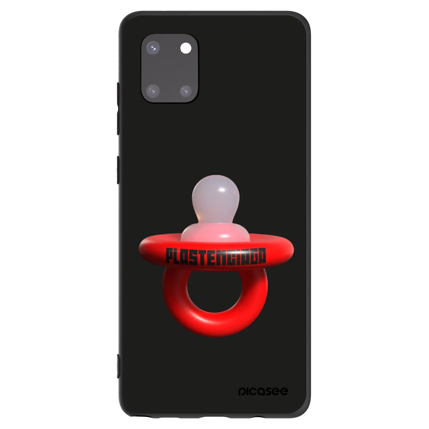 Picasee silikonový černý obal pro Samsung Galaxy Note 10 Lite N770F - Le Dudel