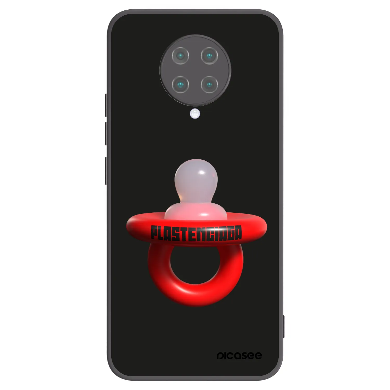 Picasee silikonový černý obal pro Xiaomi Poco F2 Pro - Le Dudel