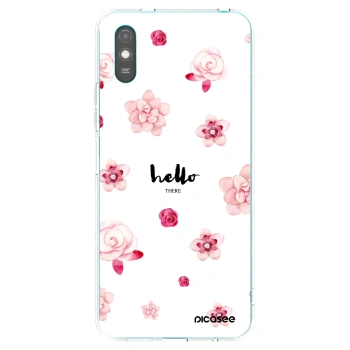 Picasee silikonový průhledný obal pro Xiaomi Redmi 9A - Hello there