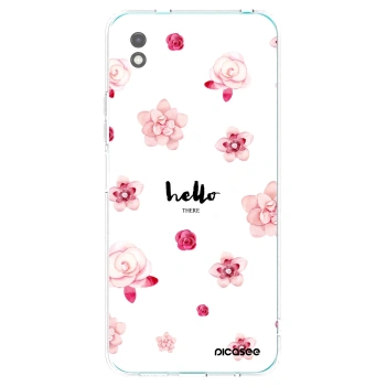 Picasee silikonový černý obal pro Xiaomi Redmi 9A - Hello there