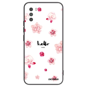 Picasee silikonový černý obal pro Xiaomi Poco M3 - Hello there