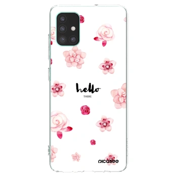Picasee silikonový průhledný obal pro Samsung Galaxy M51 M515F - Hello there