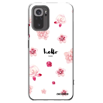 Picasee silikonový průhledný obal pro Xiaomi Redmi Note 10 - Hello there