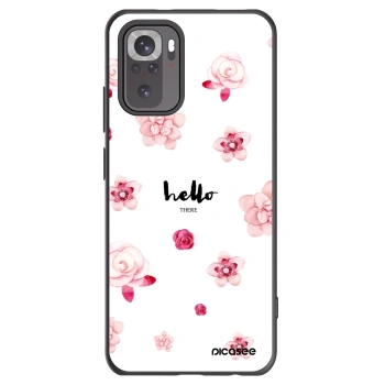 Picasee silikonový černý obal pro Xiaomi Redmi Note 10S - Hello there