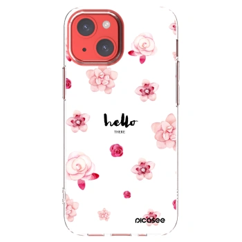 Picasee silikonový průhledný obal pro Apple iPhone 13 mini - Hello there