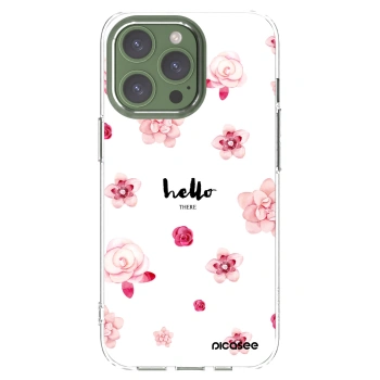 Picasee silikonový průhledný obal pro Apple iPhone 13 Pro - Hello there