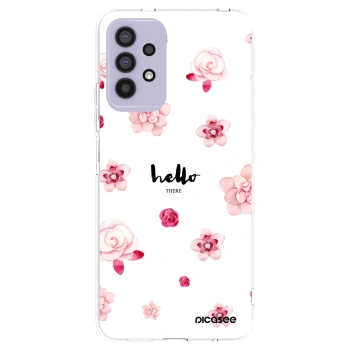 Picasee silikonový průhledný obal pro Samsung Galaxy A32 4G SM-A325F - Hello there