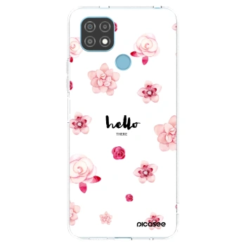 Picasee silikonový průhledný obal pro Realme C21 - Hello there