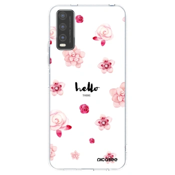 Picasee silikonový průhledný obal pro Vivo Y20s - Hello there