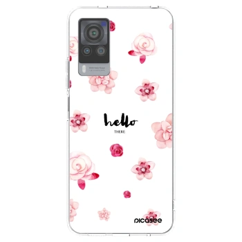Picasee silikonový průhledný obal pro Vivo X60 Pro 5G - Hello there
