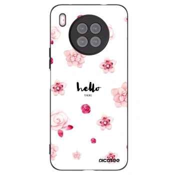 Picasee silikonový černý obal pro Huawei Nova 8i - Hello there